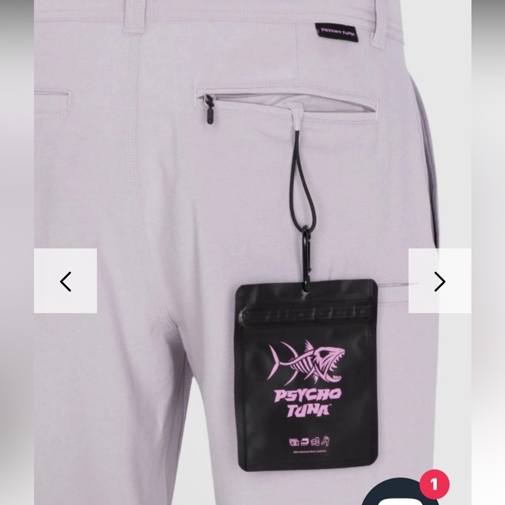 Psycho Tuna Deckhand Hybrid Shorts NWT
